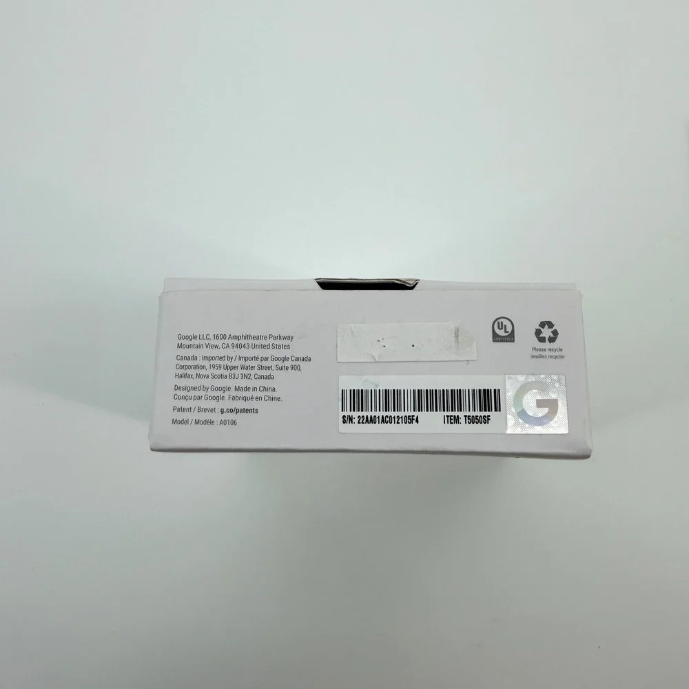 Google Nest Temperature Sensor FOR PARTS ONLY White A0106 Smart Home Accessory